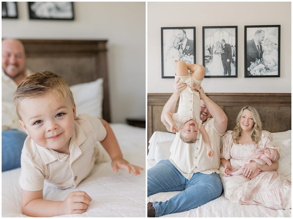 "Newborn baby sleeping peacefully on a soft white blanket."
Jordan Rivera Photography lifestyle newborn session in Houston home, capturing parents cuddling their baby in natural light."

"Authentic family moments during an in-home newborn lifestyle session by Jordan Rivera Photography in Houston."

"New parents lovingly holding their newborn in cozy home setting, photographed by Jordan Rivera Photography."

"Candid Houston lifestyle newborn photography by Jordan Rivera Photography, showing family connection and warmth."

"Natural light lifestyle newborn portraits by Jordan Rivera Photography, capturing intimate family moments at home in Houston."
"Close-up of a swaddled newborn baby with eyes closed."

"Newborn lying in a wicker basket with a knitted blanket."

"Baby girl wearing a pink headband, sleeping on her stomach."

"Father holding newborn gently against his chest."

"Newborn twins wrapped in matching blankets, sleeping side by side."

"Black and white photo of a newborn holding a parent's finger."

"Newborn baby yawning while lying in a cozy, neutral-toned setting."
"Big brother gently kissing newborn sibling on the forehead as parents look on smiling."

"Family of four sitting on a bed, with the big brother holding the newborn baby in his lap."

"Parents cuddling their newborn while big brother sits beside them, smiling at the baby."

"Big brother lying next to his newborn sibling on a cozy blanket during a family photo shoot."

"Mother holding newborn baby while big brother stands beside her with his arm around her shoulder."

"Father cradling newborn in his arms while big brother peeks over to look at the baby."

"Black and white photo of big brother holding newborn, surrounded by loving parents."